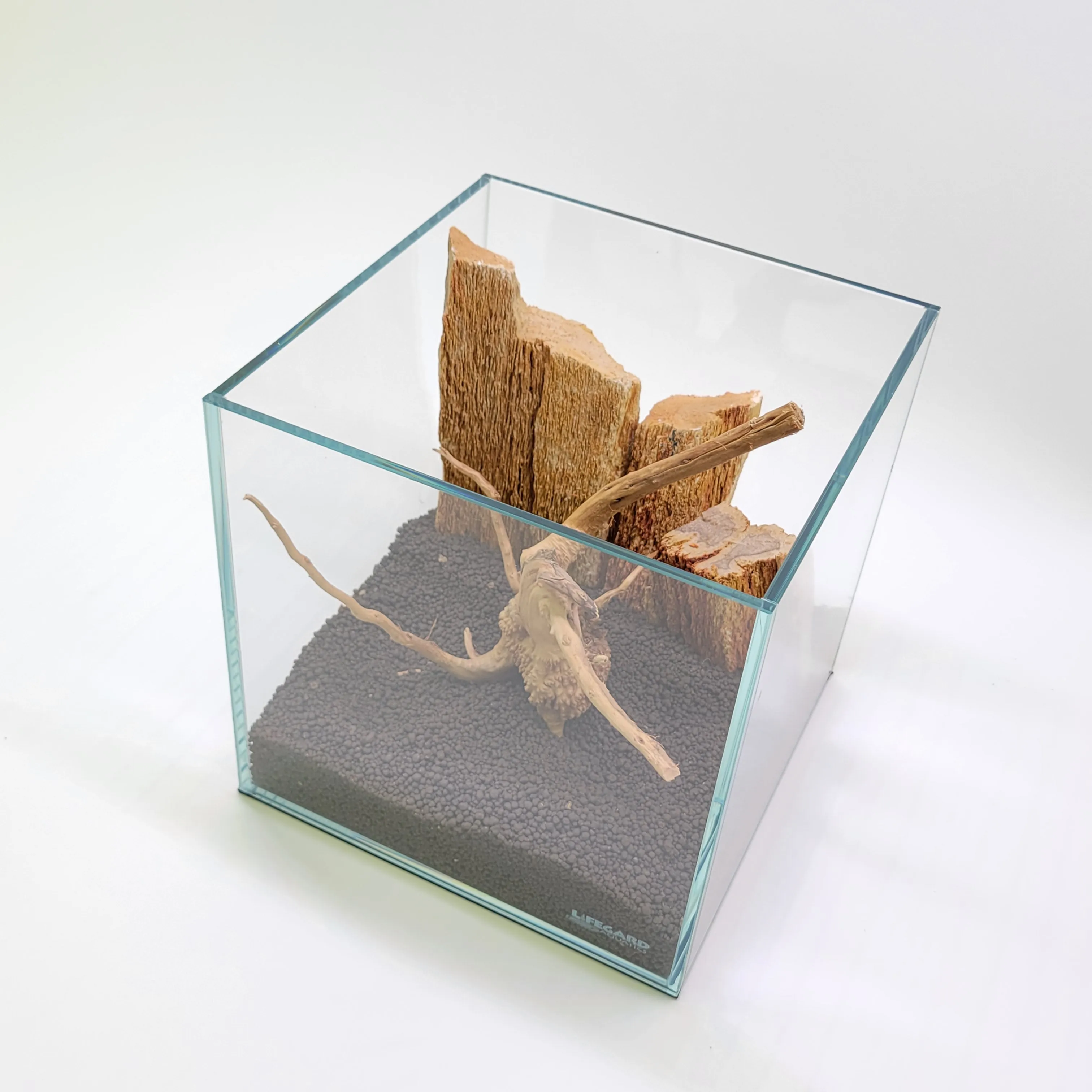 3 Gallon Ultra-Low Iron Nano Rimless Cube Tank