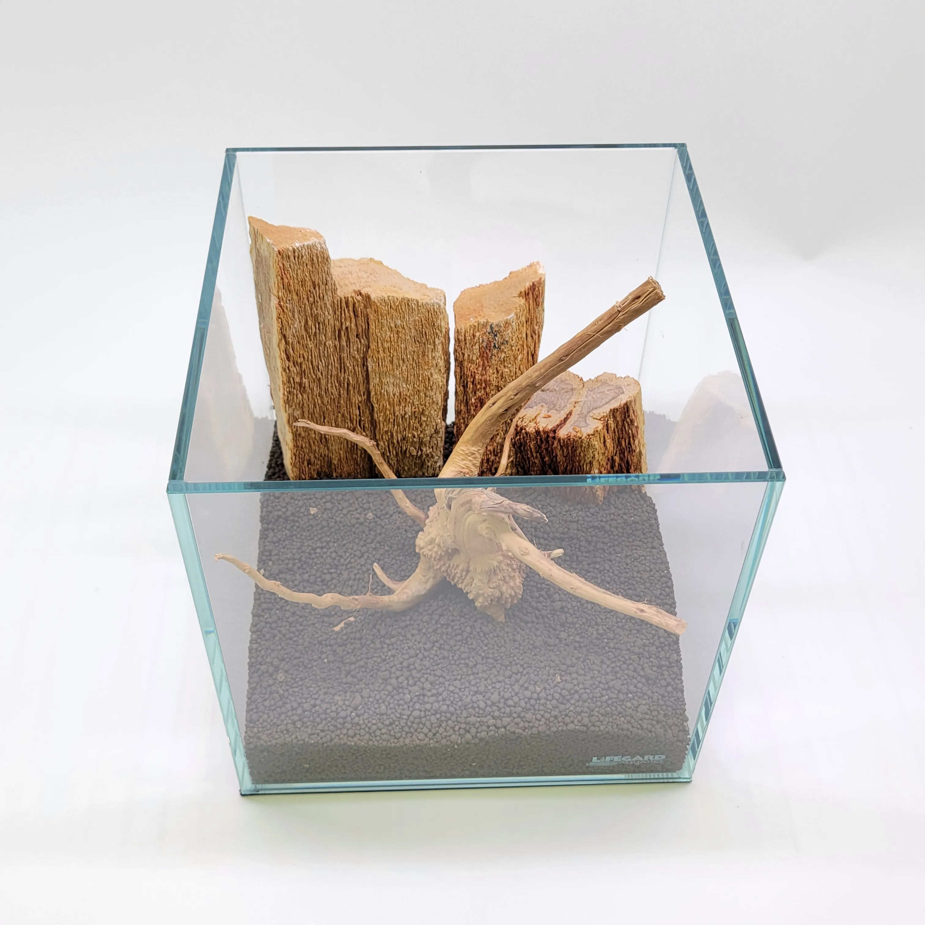 3 Gallon Ultra-Low Iron Nano Rimless Cube Tank