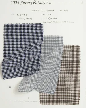 6-50769 2 Way Stretch Wool Seersucker