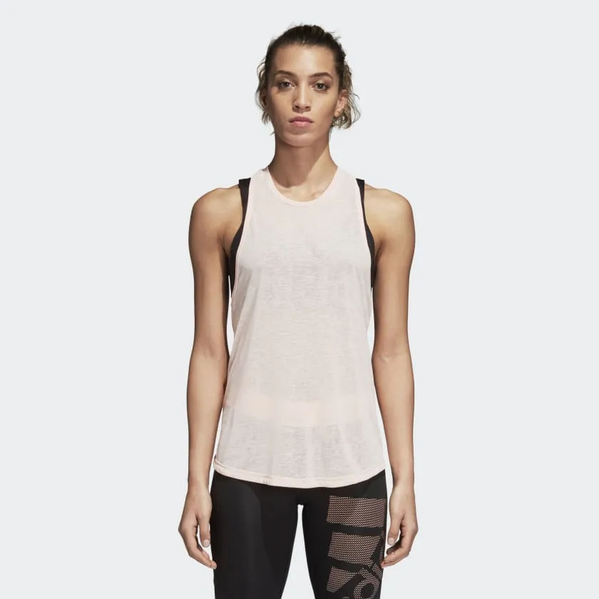 Adidas Magic Logo Tank Top Clear Orange DN9065