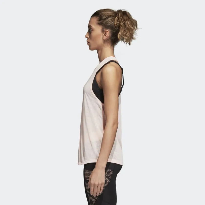Adidas Magic Logo Tank Top Clear Orange DN9065