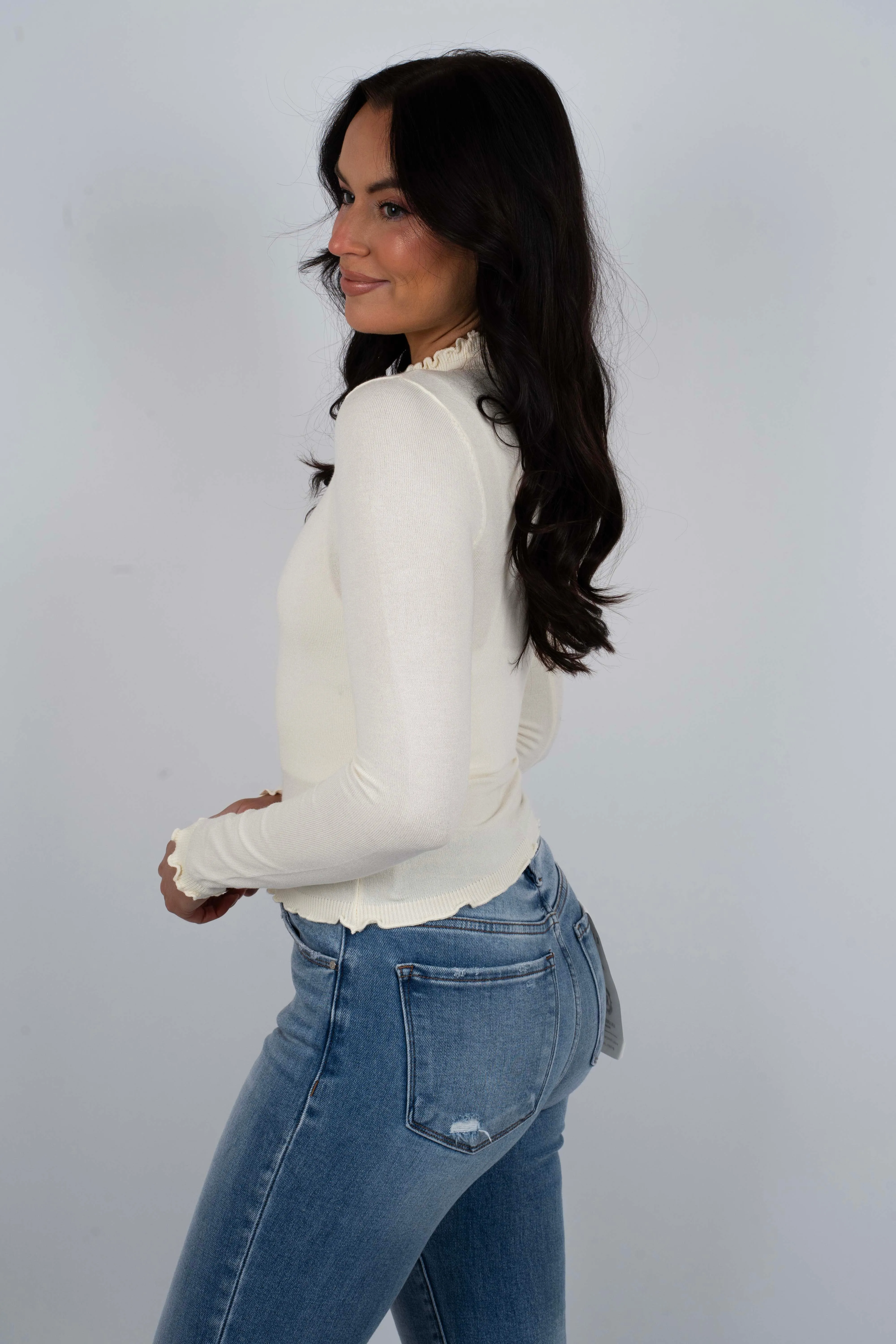 All The Confidence Top (Cream)