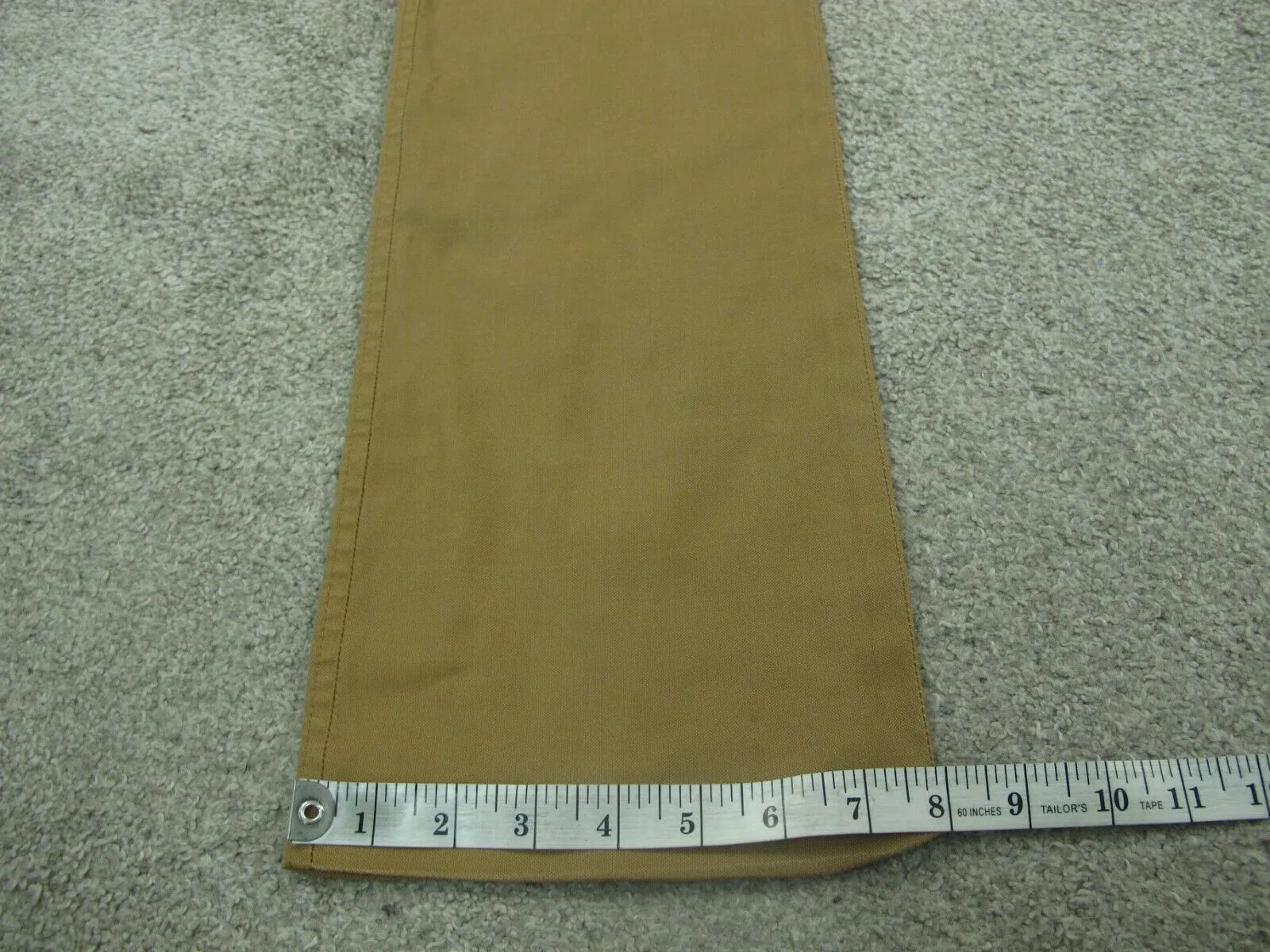Ann Taylor Womens Pant Dress Mid Rise Straight Leg Pockets khaki Size 0P