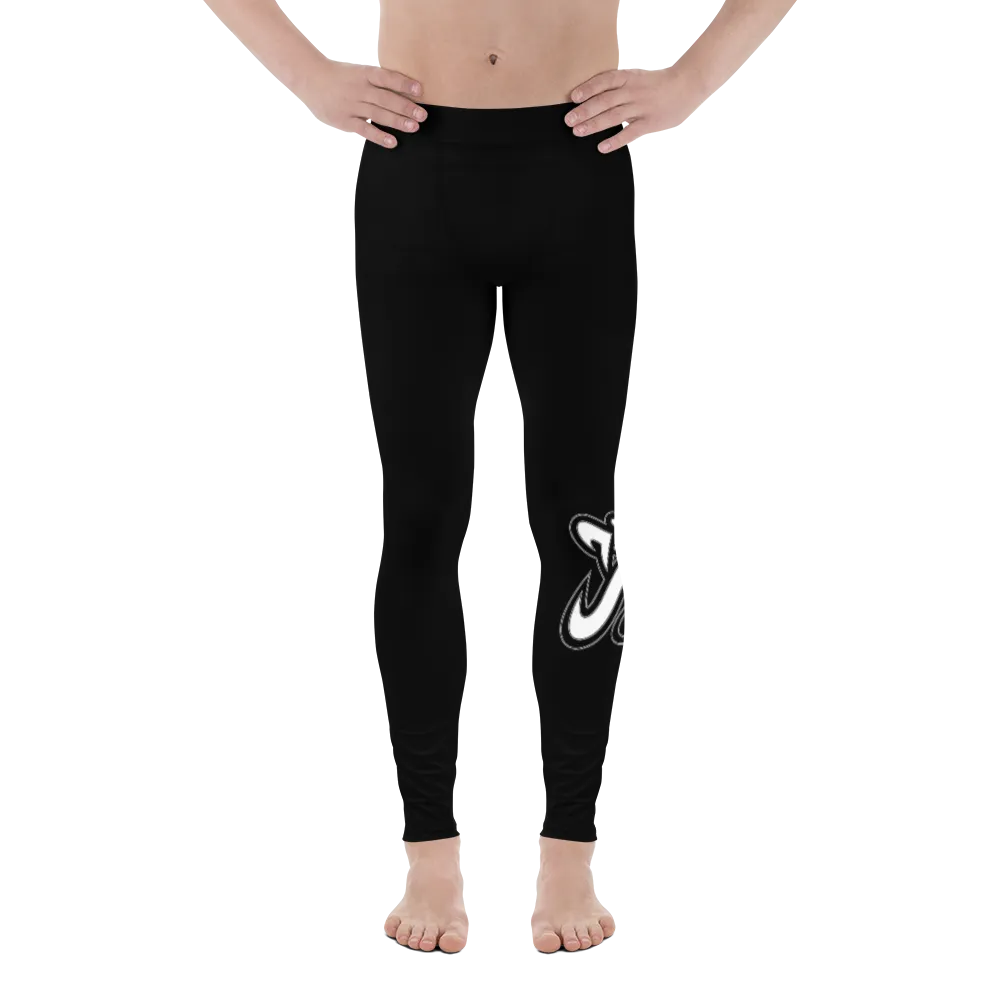 Athletic Apparatus Black White logo V3 Men's Leggings