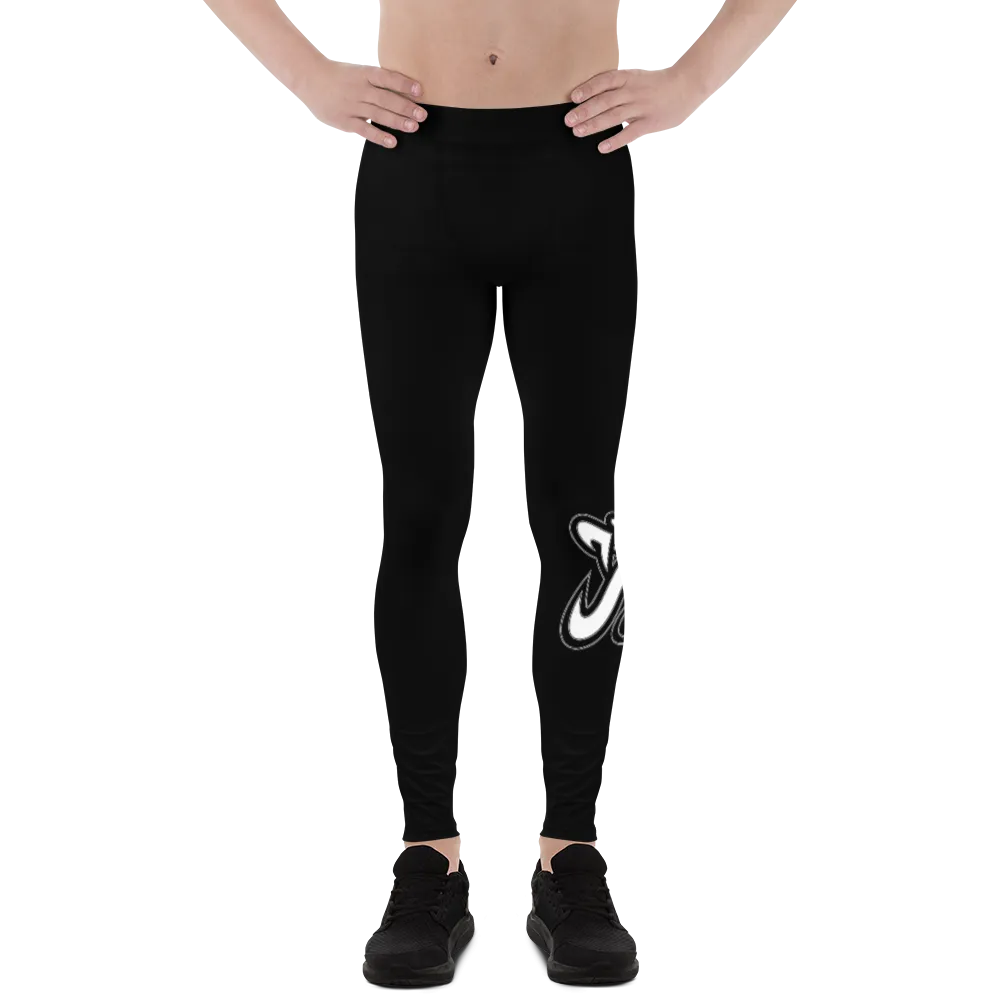Athletic Apparatus Black White logo V3 Men's Leggings