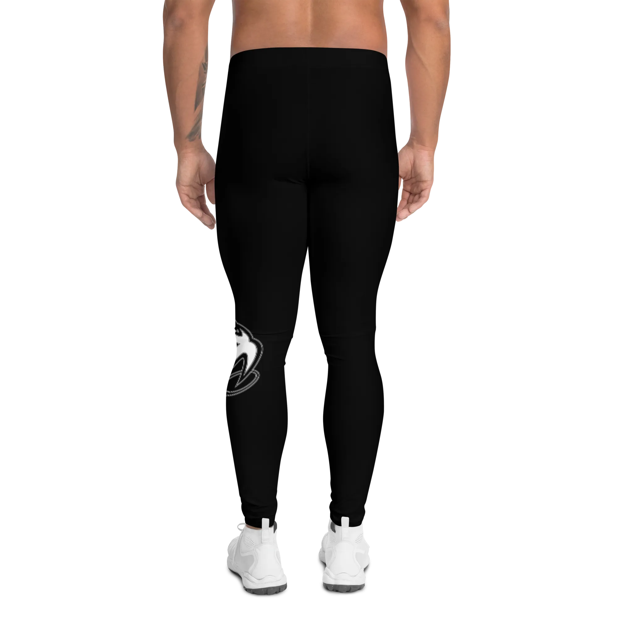 Athletic Apparatus Black White logo V3 Men's Leggings