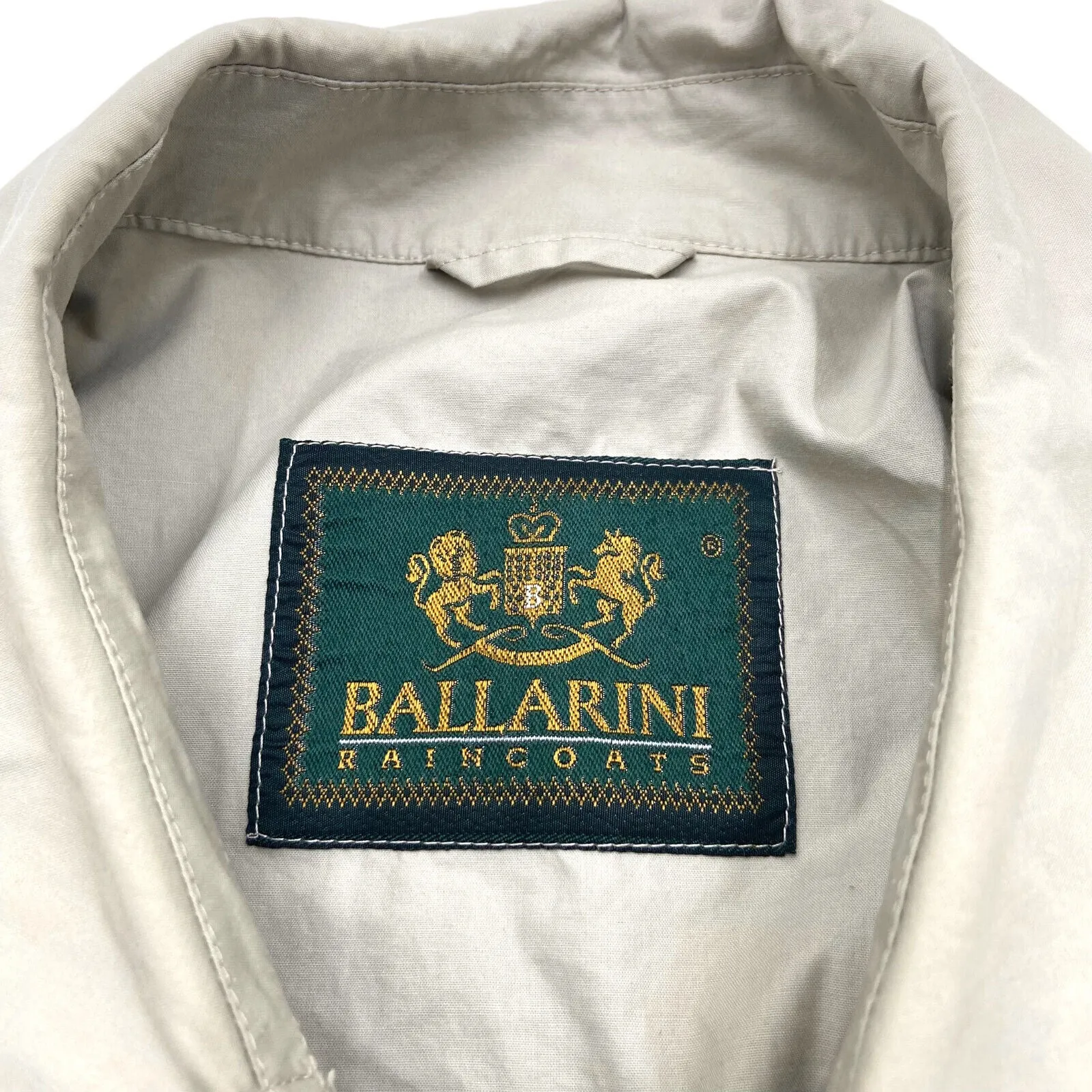Ballarini Long Grey Overcoat | Vintage High End Designer Coat Lightweights VTG