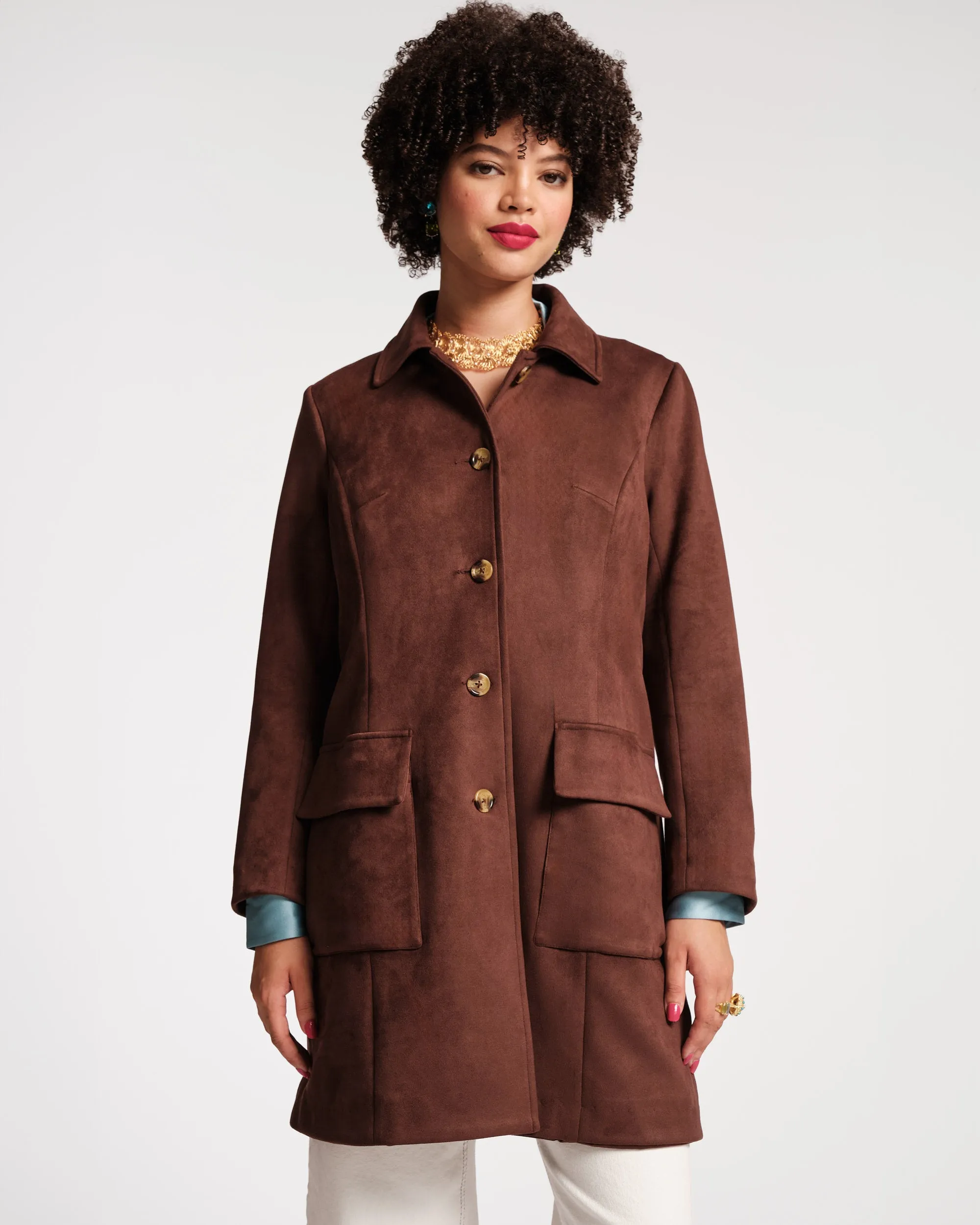Barn Coat Microsuede