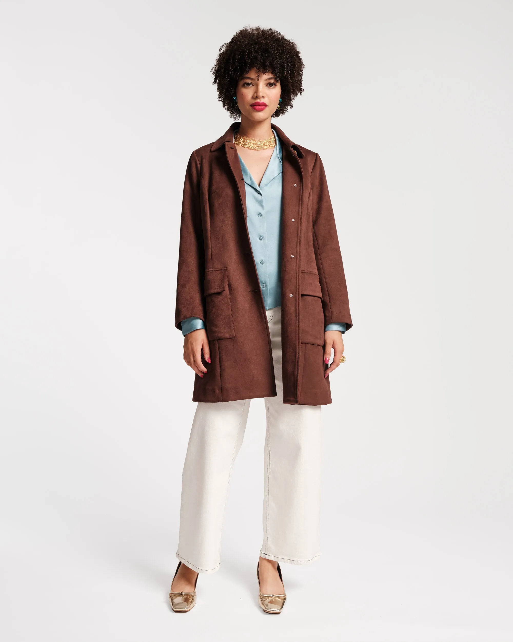 Barn Coat Microsuede