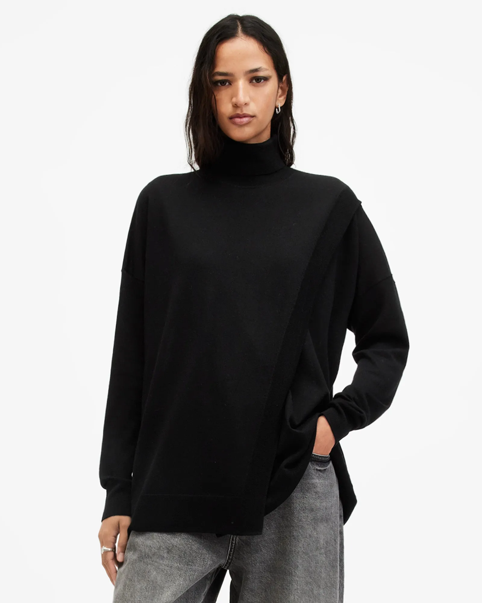 Bern Merino Wool Wrap Jumper