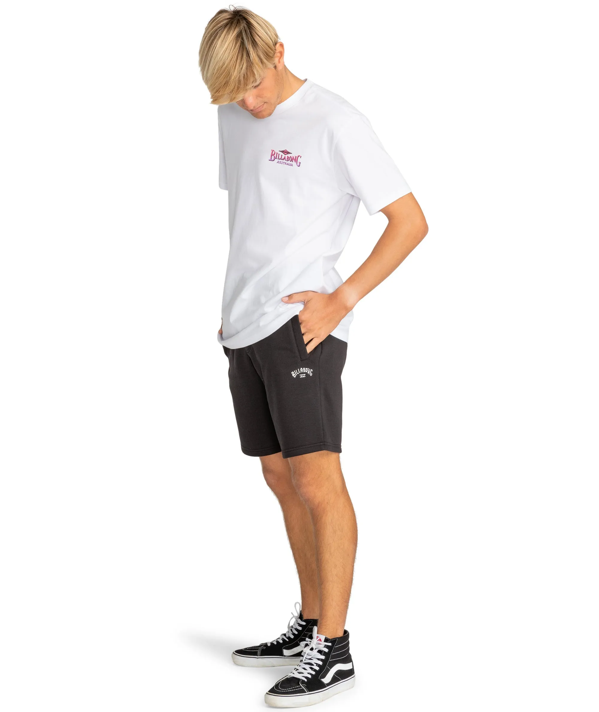 Billabong Mens Arch 19" Wlasticated Waist Walk Shorts Sweatpants Joggers Bottoms