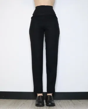Black High Waisted Pants (XS-S) 