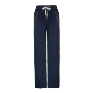 Blue Casual Low Rise Streetwear Sweatpants
