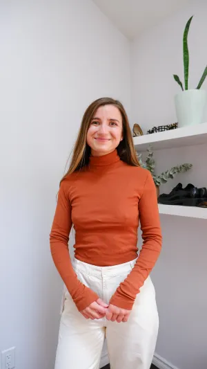 Bronze KOTN Turtleneck - XS