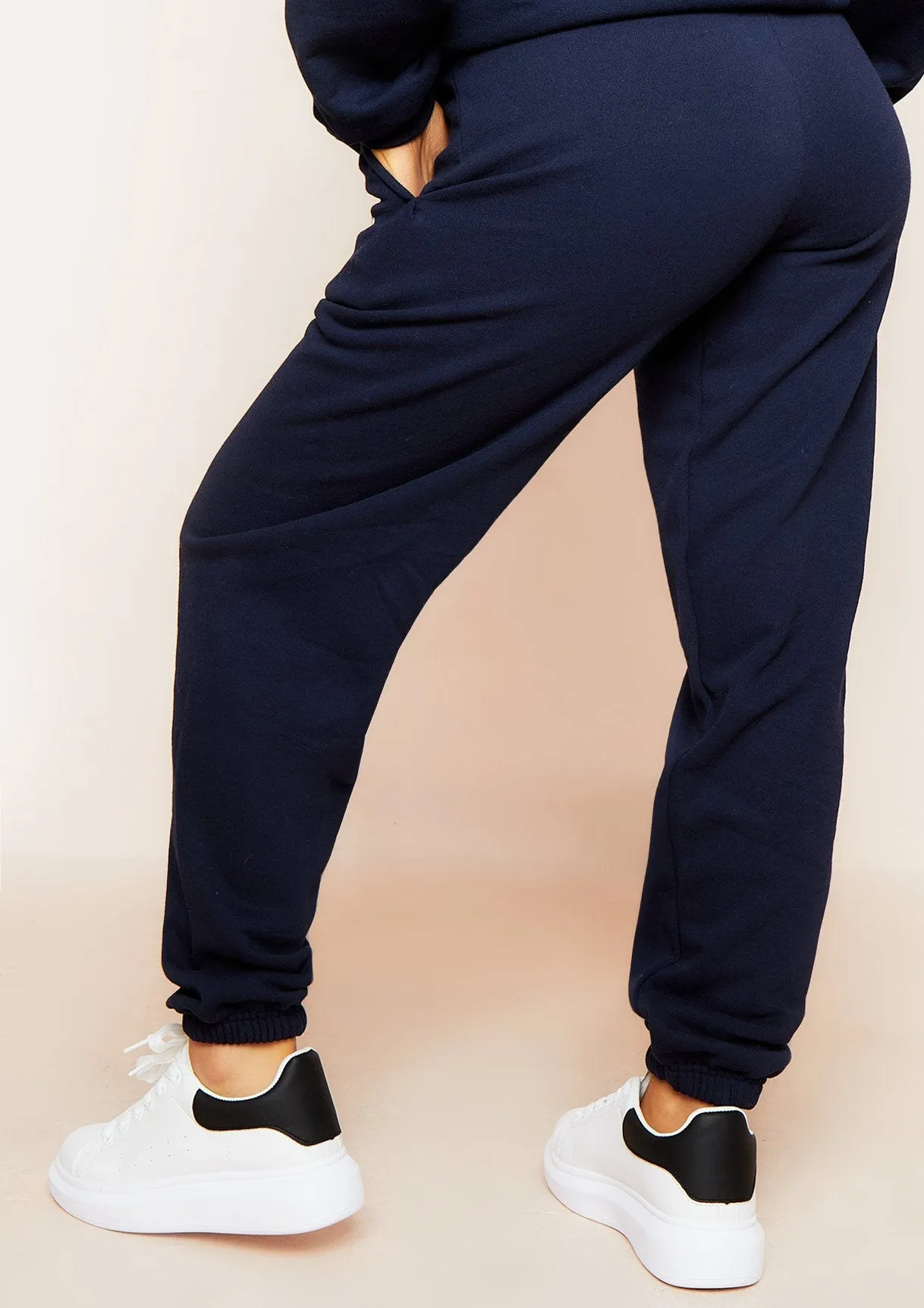 Brooklyn Navy 'Athletic' Slogan Casual Joggers