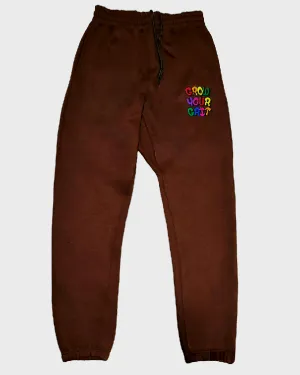 Brown Performance Sweatpants