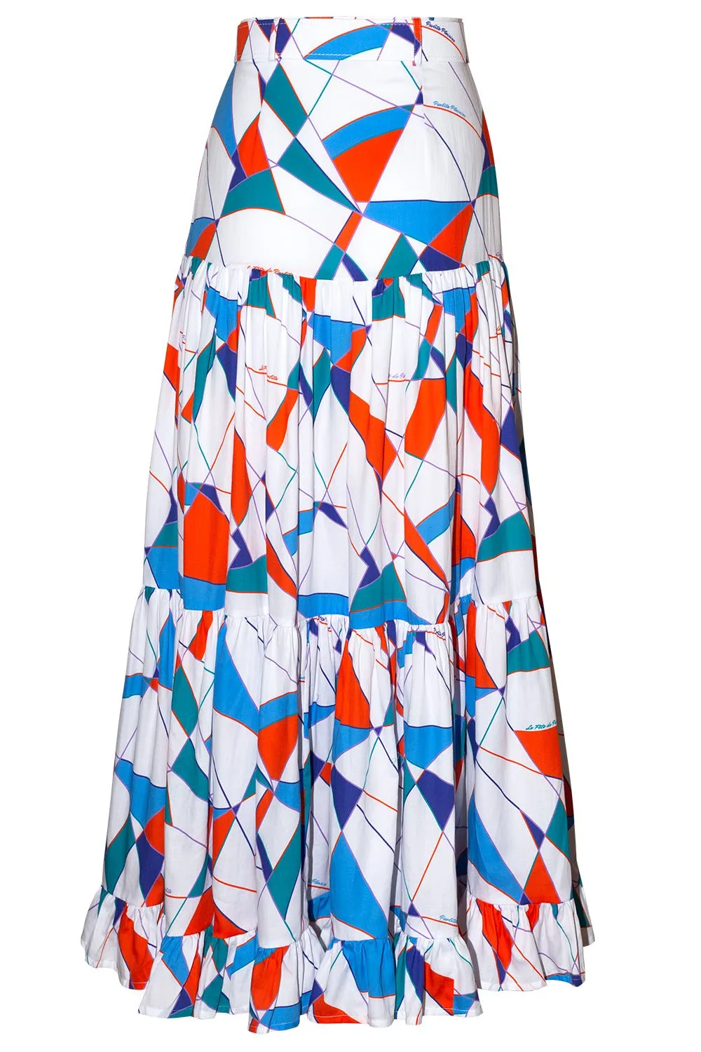 Button Maxi Skirt