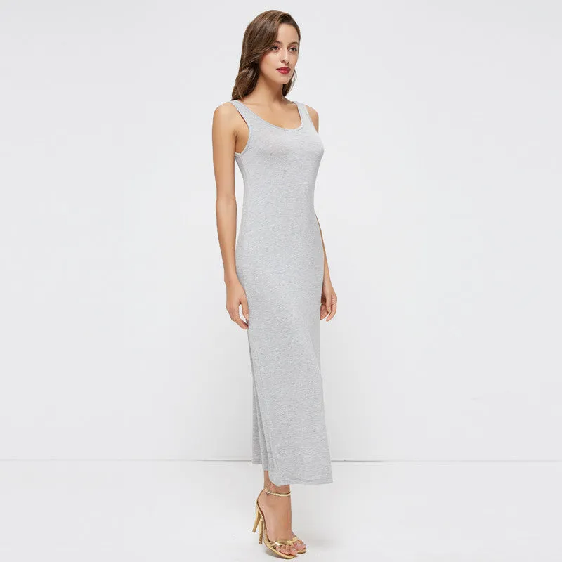 Casual Light Dress With Spaghetti Strap