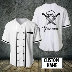 Chef Proud Personalized Baseball Jersey, Gift for Master Chef