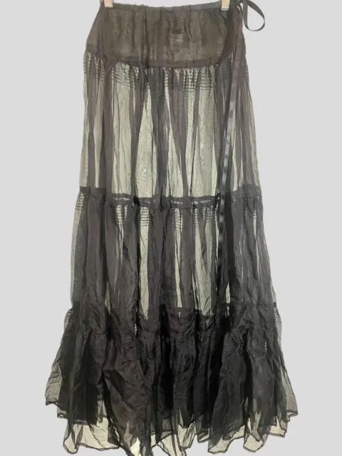 CLEMENTINE SKIRT - Black Silk - Best Seller