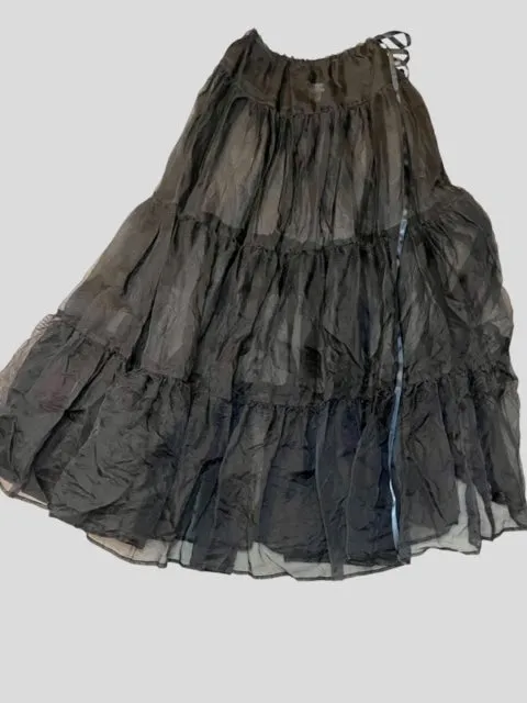 CLEMENTINE SKIRT - Black Silk - Best Seller
