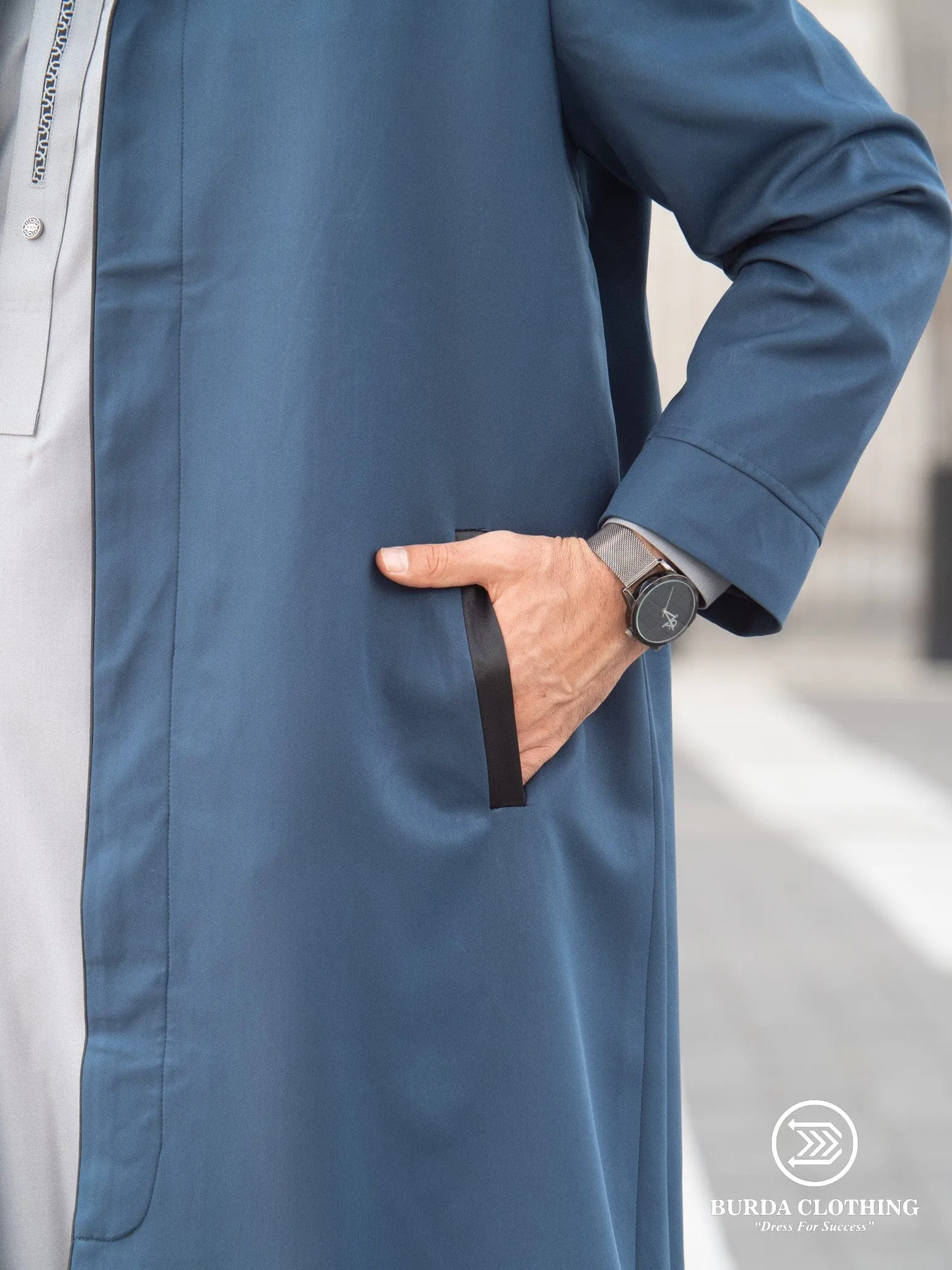 Cobalt Blue Overcoat