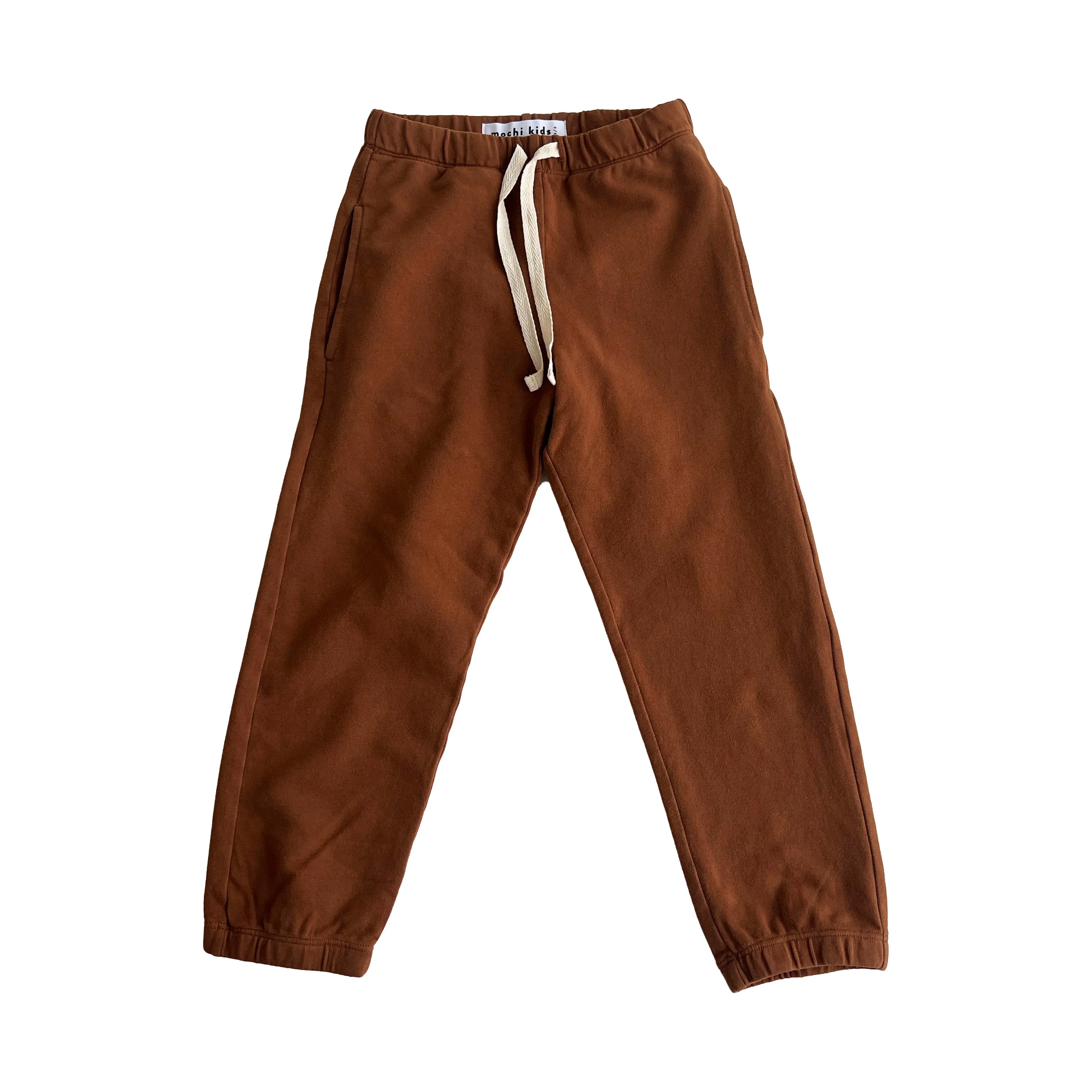 Cocoa Dark Brown Kids Sweatpants by Mochi Kids