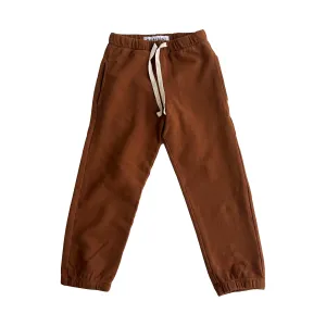 Cocoa Dark Brown Kids Sweatpants by Mochi Kids