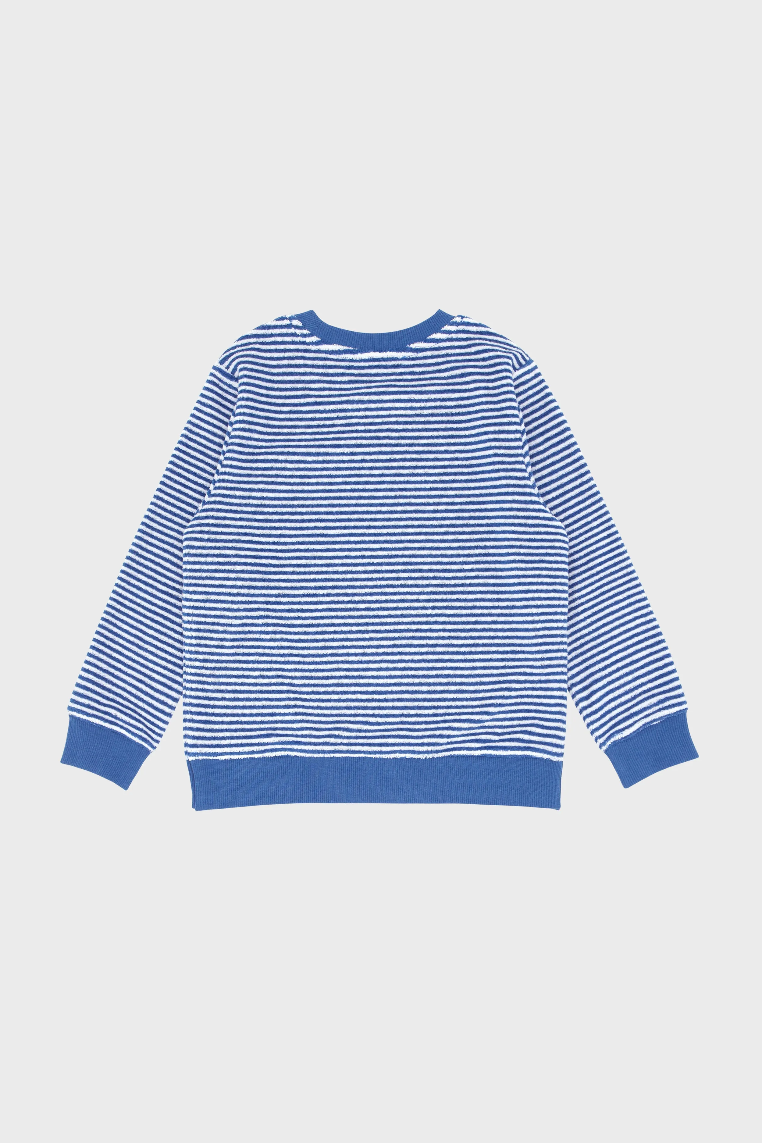 Cove Blue Stripe French Terry Sweatshirt