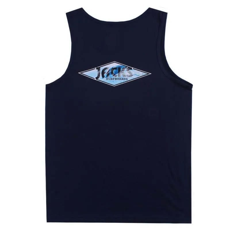 Crystal Wave Tank Top