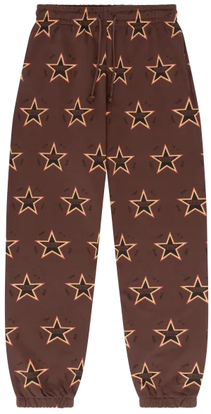 DENIM TEARS - EVERY TEAR IS A STAR SWEATPANTS BROWN
