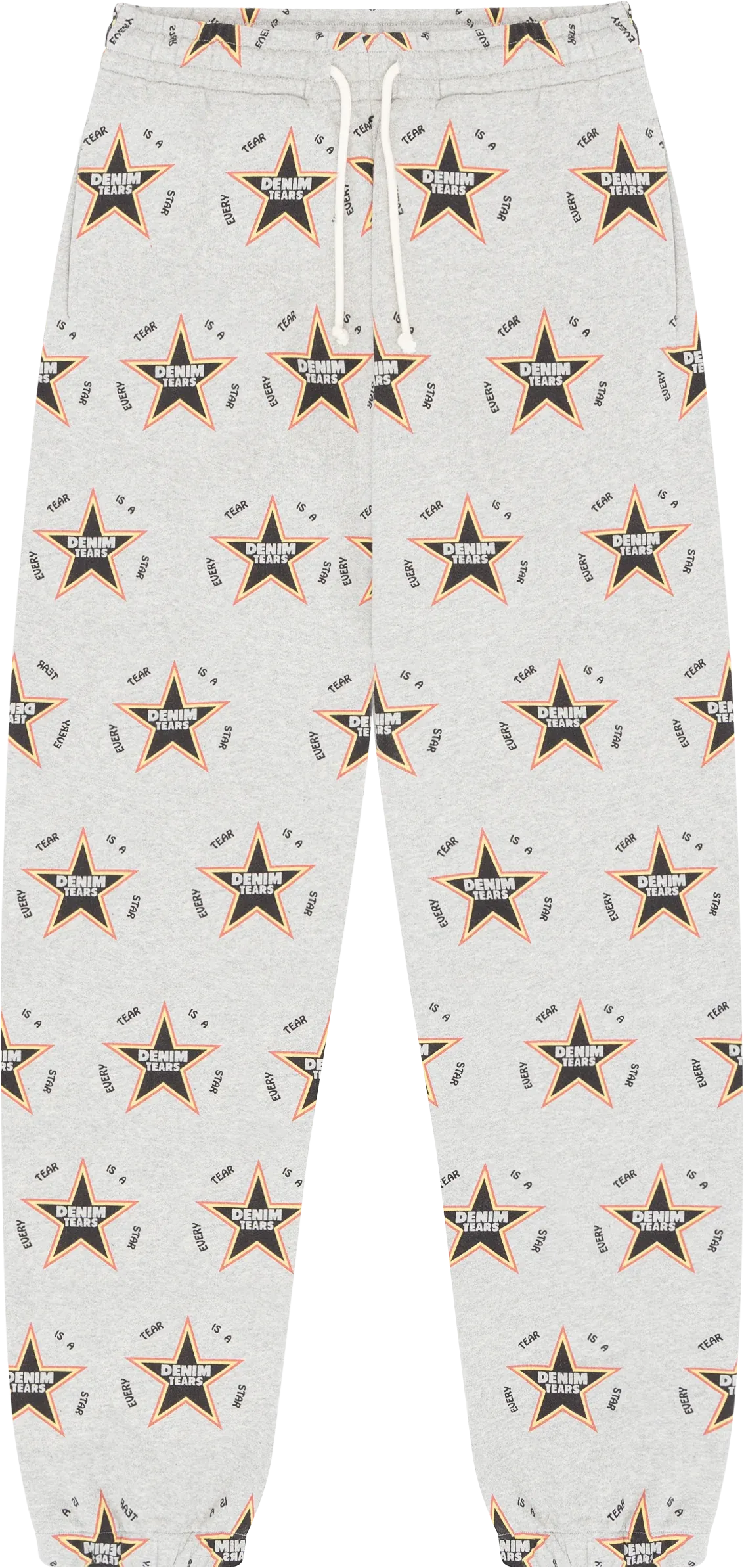 DENIM TEARS - EVERY TEAR IS A STAR SWEATPANTS GREY