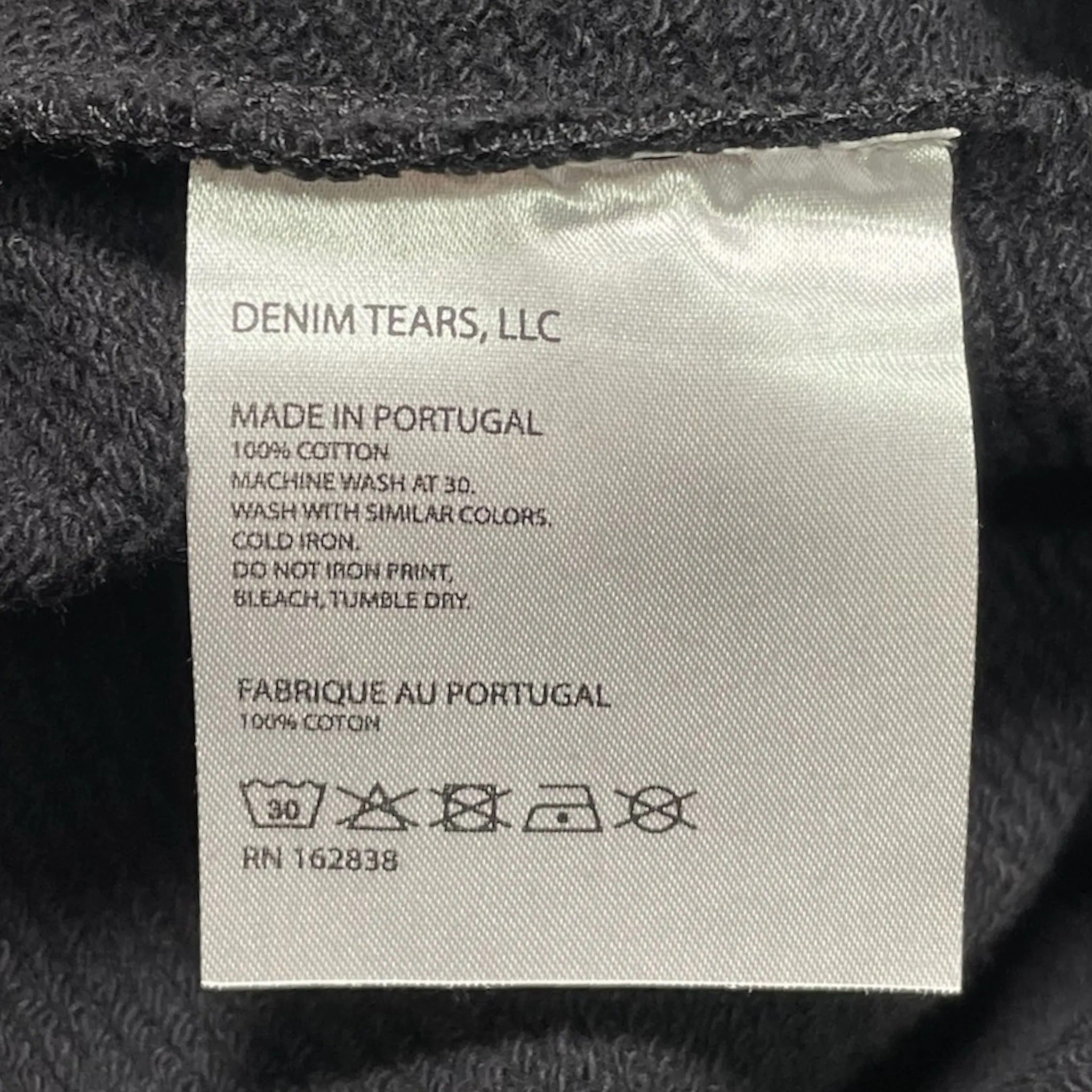 Denim Tears Spring Gardens Sweatpants Black