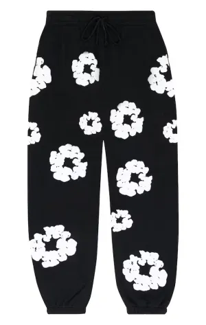 Denim Tears The Cotton Wreath Sweatpants Black
