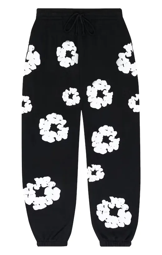 Denim Tears The Cotton Wreath Sweatpants Black
