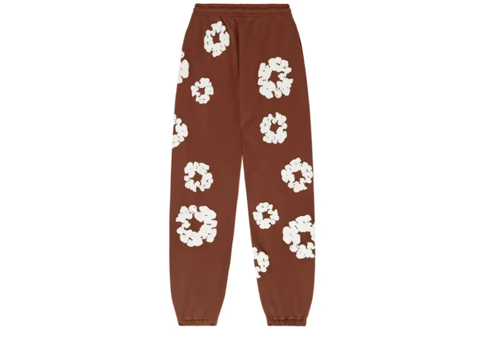 Denim Tears The Cotton Wreath Sweatpants Brown