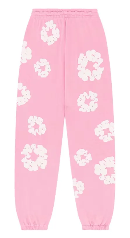 Denim Tears The Cotton Wreath Sweatpants Pink