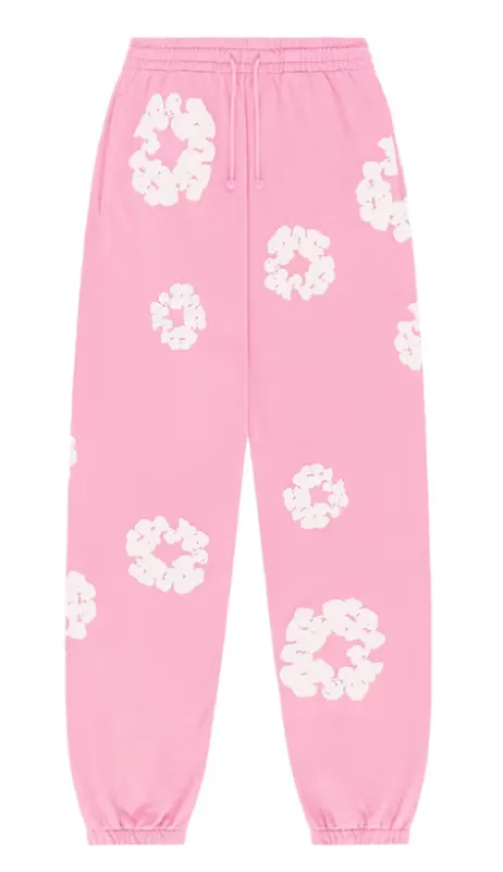 Denim Tears The Cotton Wreath Sweatpants Pink