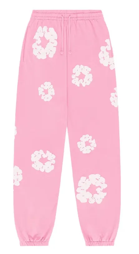 Denim Tears The Cotton Wreath Sweatpants Pink