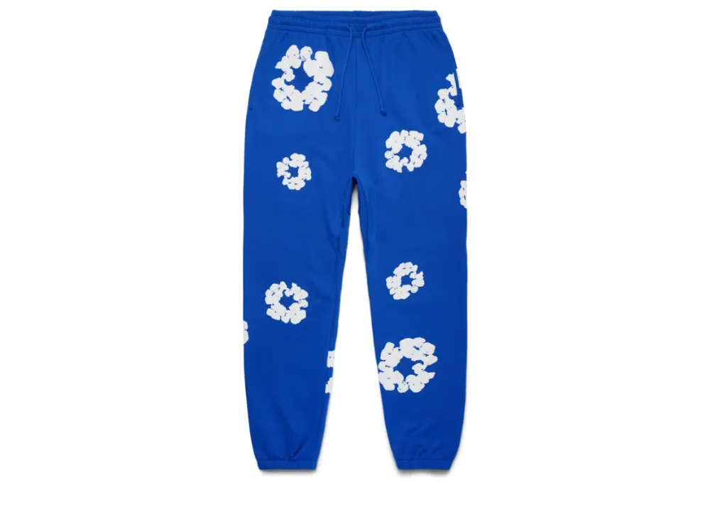 Denim Tears The Cotton Wreath Sweatpants Royal Blue