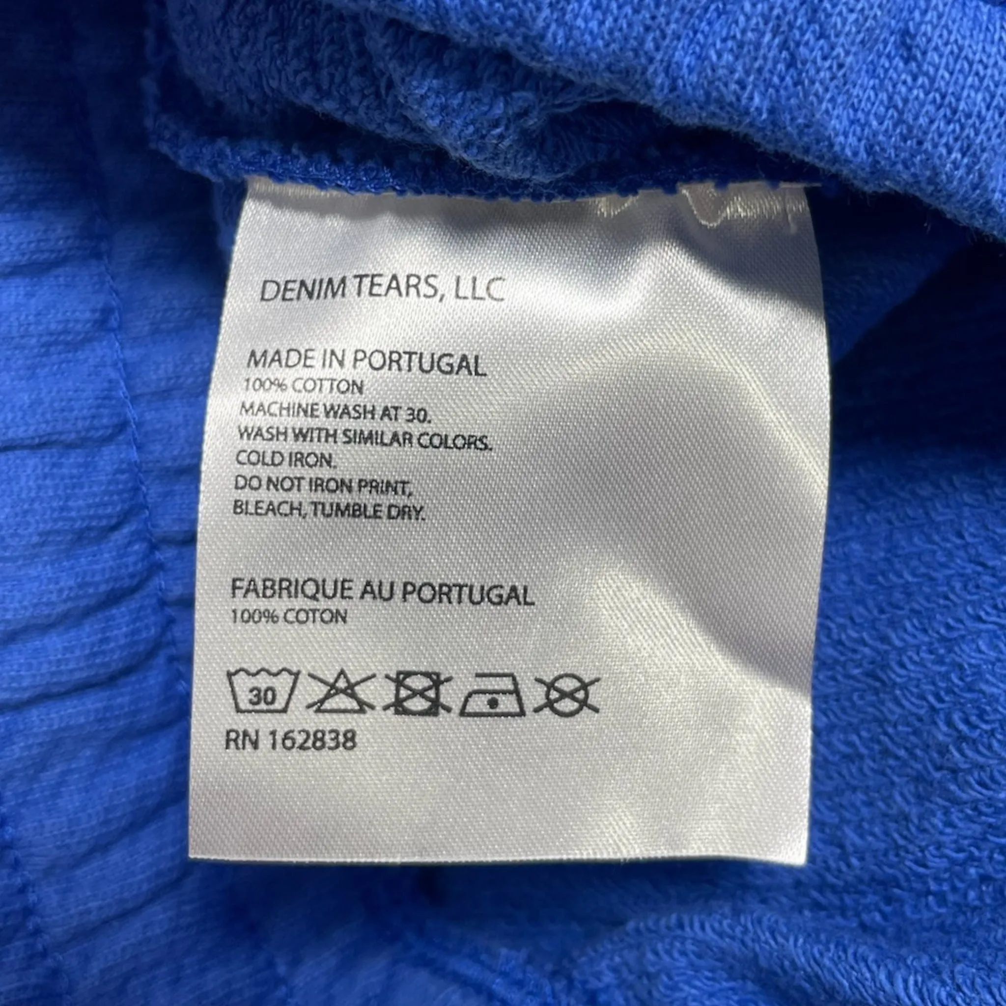 Denim Tears The Cotton Wreath Sweatpants Royal Blue