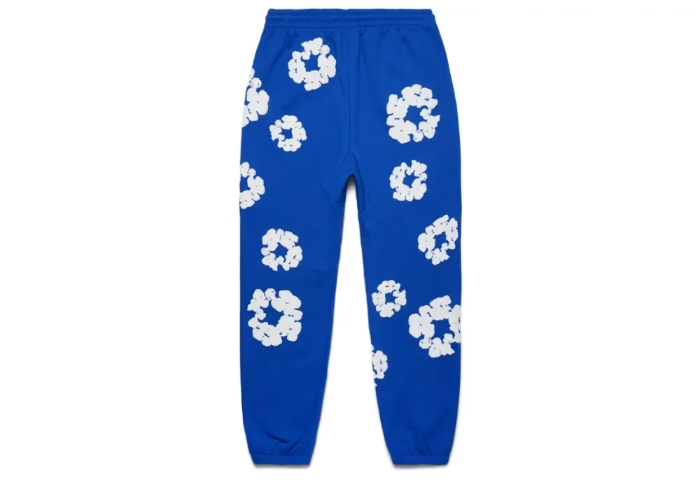 Denim Tears The Cotton Wreath Sweatpants Royal Blue