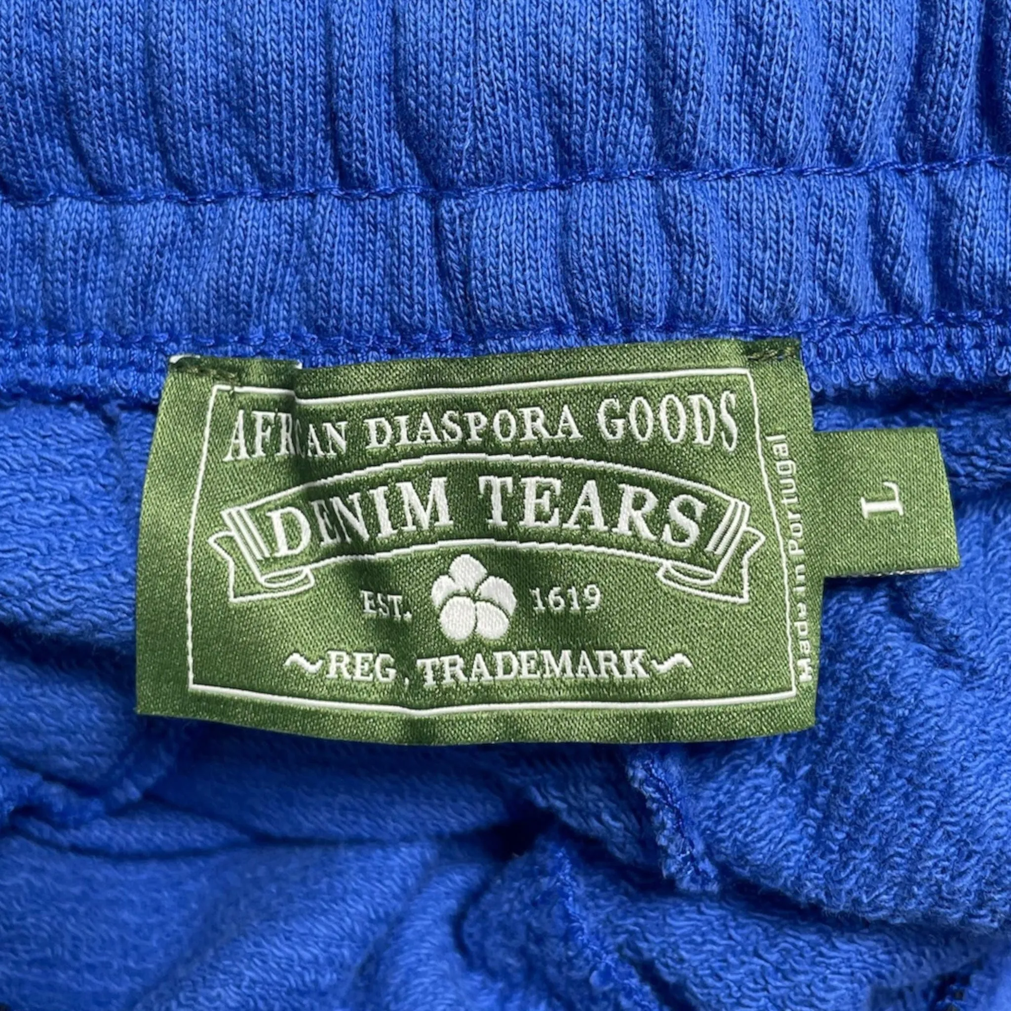 Denim Tears The Cotton Wreath Sweatpants Royal Blue