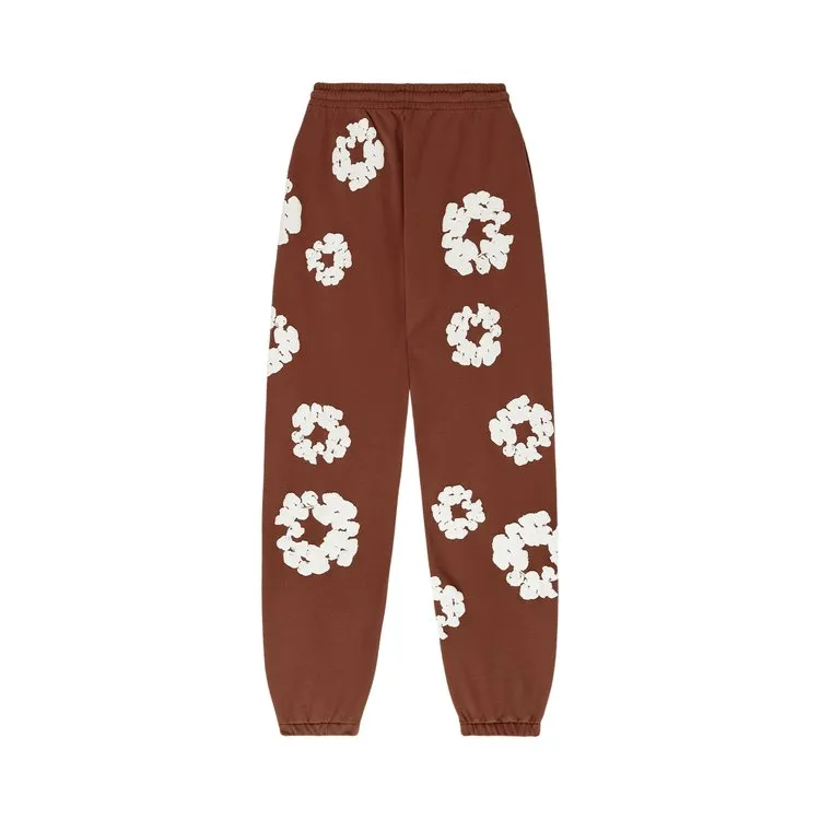 Denim Tears The Cotton Wreaths 'Brown' Sweatpants, Brown