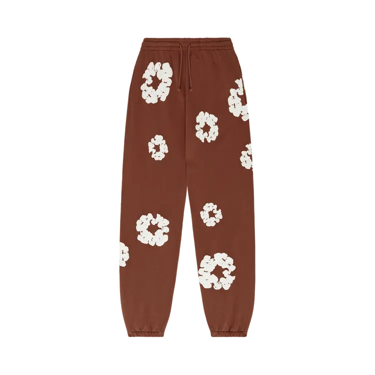 Denim Tears The Cotton Wreaths 'Brown' Sweatpants, Brown