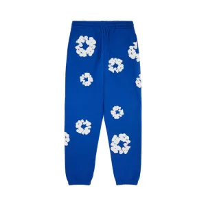 Denim Tears The Cotton Wreaths 'Royal Blue' Sweatpants, blue