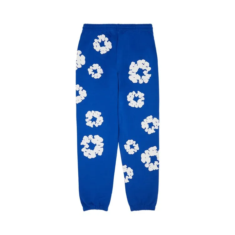 Denim Tears The Cotton Wreaths 'Royal Blue' Sweatpants, blue