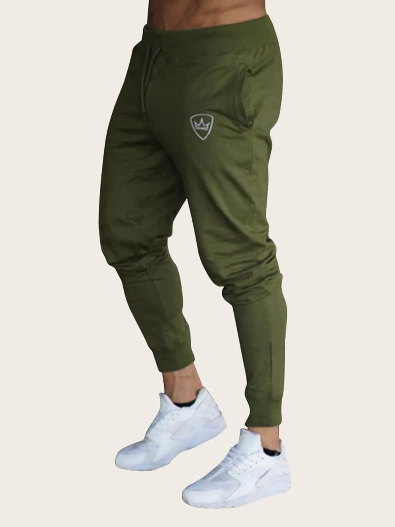 Drawstring Waist Sweatpants