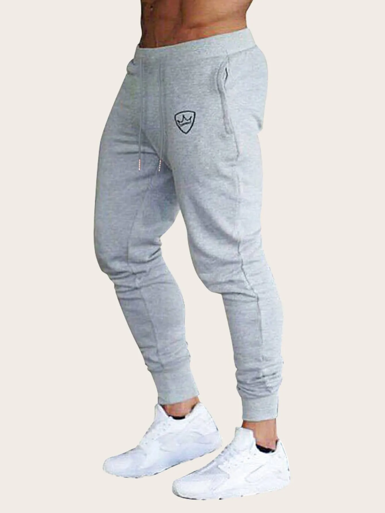 Drawstring Waist Sweatpants