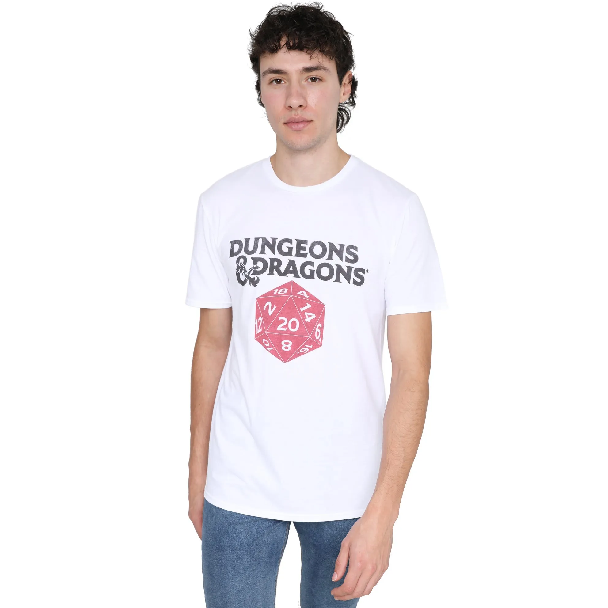 Dungeons & Dragons D20 Dice Mens T-shirt